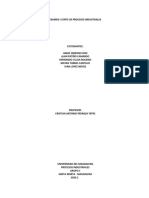 Examen 1 Corte - Procesos Industriales