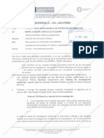 MEMORÁNDUM #145-2021-PPM/MC, 15 SET 2021. FIRMA María Aurora CARUAJULCA QUISPE. 2 Págs