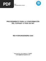 Procedimiento para La Conformacion Del Copasst o Vigia de SST