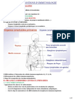 Notions D'immunologie