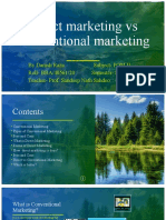 Direct Marketing Vs Conventional Marketing by Danish Raza