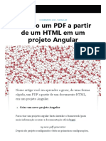 Criando Um PDF A Partir de Um HTML em Um Projeto Angular