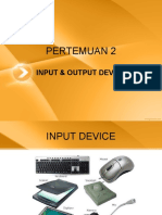 Pertemuan 2: Input & Output Device