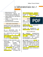 Exames Laboratoriais No 1º Trimestre Gestacional