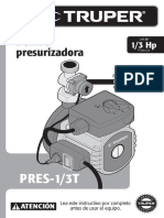 PRES-1/3T: Bomba Presurizadora