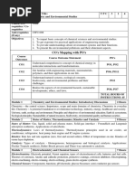 CHY1009 Chemistry and Environmental Studies - Syllabus