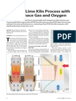 PFR Lime Kiln Process With Blast Furnace Gas and Oxygen