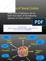 Agencies of Social Control