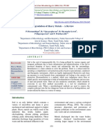 Bioremediation of Heavy Metals