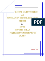 Geotechnical Investigation For Saae PV Hybrid Power Plant11