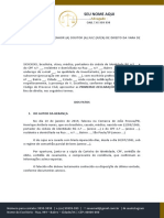 Modelo de Inicial de Primeiras Declarações