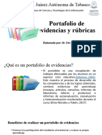 Portafolio de Evidencias y Rúbricas