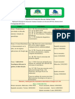 Cronograma Del Curso Curso de Induccion