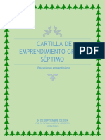 Cartilla de Emprendimiento Grado Séptimo