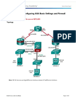 Chapter 9 Lab A: Configuring ASA Basic Settings and Firewall Using CLI