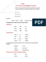 Tema 3. Alargamiento Vocálico