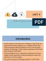 Unit 4: Credit Creation Process