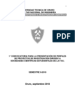 Convocatoria Perfiles Fni - 2018