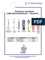 Cambios en El Estandar de ESLINGAS ASME B30.9-2021