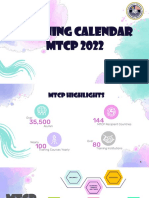 Course Calendar MTCP 2022