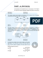 Part - A (Physics) : Jee Main 2019 - 12 April - Morning Shift Mathongo