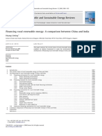 Financing Rural Renewable Energy - A Comparison Between China and India