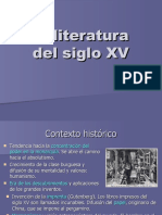 La Literatura Del Siglo XV