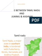 Diffrence Between Tamil Nadu and Jummu & Kashmir