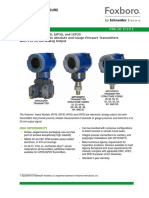 Field Devices - Pressure: Product Specifications