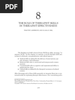 Capítulo8 - The Role of Therapist Skills in Therapist Effectiveness