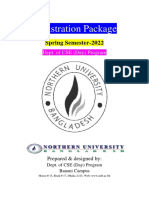 Registration Package: Spring Semester-2022