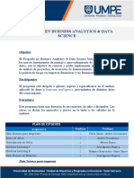 Posgrado en Business Analytics Data Science - Programa Actualizado