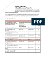 Classroom and Group M B Action Plan