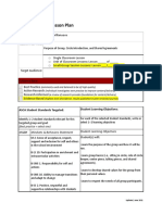 Lesson Plan: ASCA Student Standards Targeted: Student Learning Objectives