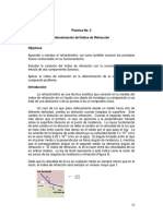 PRACTICA 3. Determinación Del Índice de Refracción