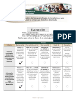 Rubrica para Evaluar Estrategia Didactica