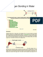 Hydrogen Bonding in Water