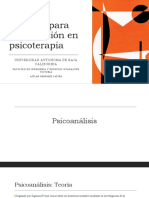 PERIODO DE AMPLIACION Teorías y Técnicas para Intervención en Psicoterapia