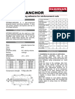 Epomax-Anchor: Fast-Curing Anchoring Adhesive For Reinforcement Rods