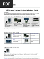 NI Stepper Motion System Selection Guide