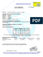 Certificado de Calibração