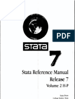 Stata - Stata 7 - Stata Reference Manual Release 7 4 Volume Set (2001, Stata Press)