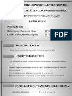 EXTRACCIÓN DEL ACEITE ESENCIAL DE ALBAHACA (Ocimum Basilicum L.)