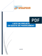 Acgt Projets en Quete de Financment 20190813