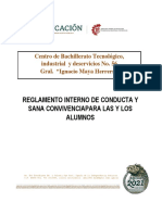 CBTIS 56 - Reglamento - Interno - Conducta - 2021-2022