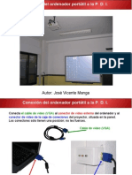 Conexion Del Ordenador Portatil A La PDI