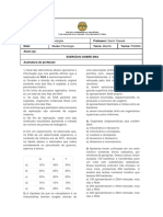 Exercício Sobre DNA