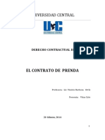 Trabajo Contrato de Prenda