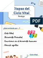 Unidad 2 - Etapas Del Ciclo Vital