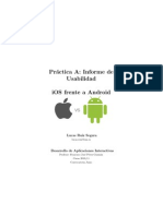 Informe de Usabilidad: iOS Vs Android